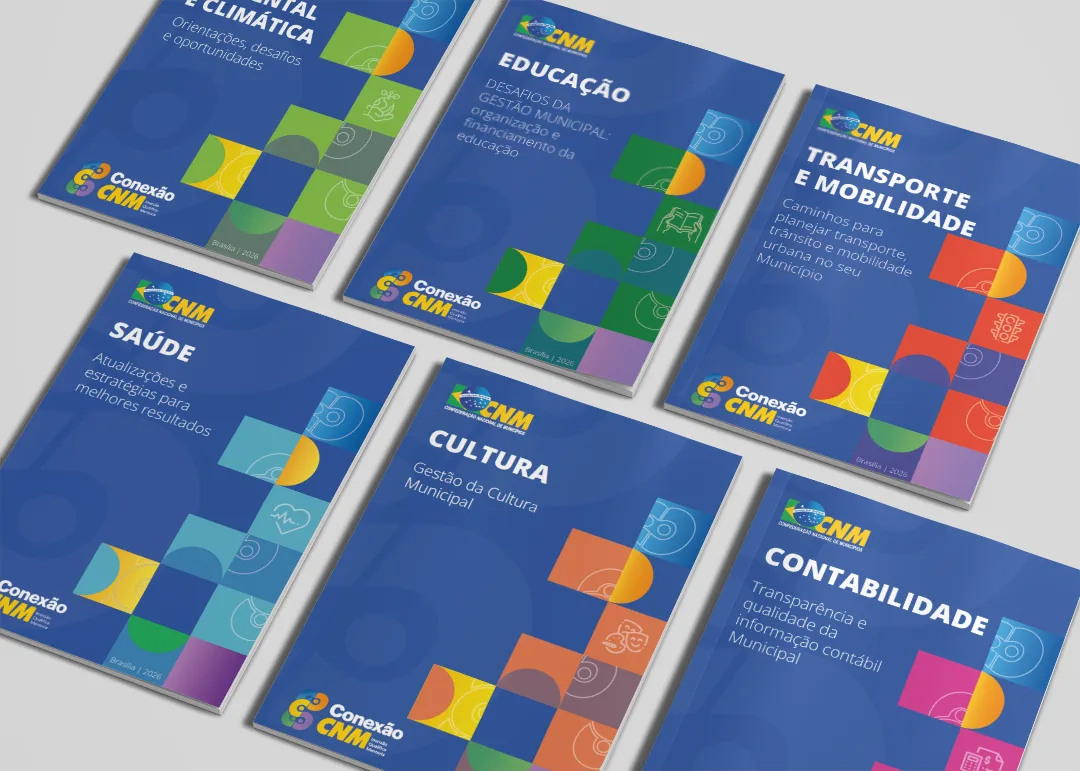 Série de Cartilhas Técnicas: Conexão CNM - Trabalho de Editorial, Design Institutional por Joelton Souza
